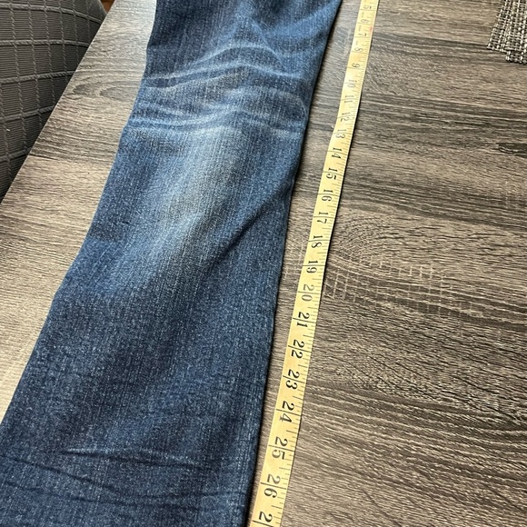 MISS ME DISTRESSED JEANS BLACK STONE INSERTS SKULL BUTTONS 30 X29 CAPRI - Picture 9 of 11